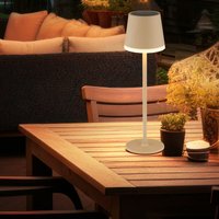 Tischleuchte Solarleuchte Außenlampe sandfarben Terrassenleuchte Tischlampe Balkon IP44 Spritzwasserfest Akku , led warmweiß, DxH 11x41 cm Tischleuchte Solarleuchte Außenlampe sandfarben Terrassenleuchte Tischlampe Balkon IP44 Spritzwasserfest Akku , led warmweiß, DxH 11x41 cm von Globo