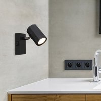 Wandleuchte Wandlampe Esszimmerleuchte mit beweglichem Spot schwarz, Aluminium, Metall, 1x GU10, BxHxT 7x14x14,5 cm Wandleuchte Wandlampe Esszimmerleuchte mit beweglichem Spot schwarz, Aluminium, Metall, 1x GU10, BxHxT 7x14x14,5 cm von GLOBO LIGHTING