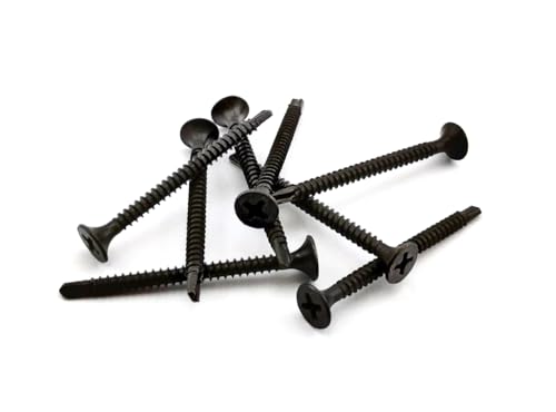 100x Gips-Metall Schnellbauschrauben Trockenbauschrauben Rigipsschrauben 3.5 x 45 von Globstar