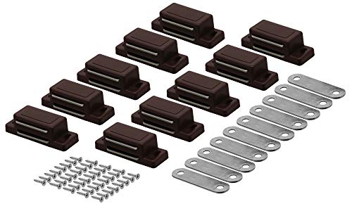 10x Magnetschnäpper Türmagnet Möbelmagnet Magnetverschluss Braun von Globstar