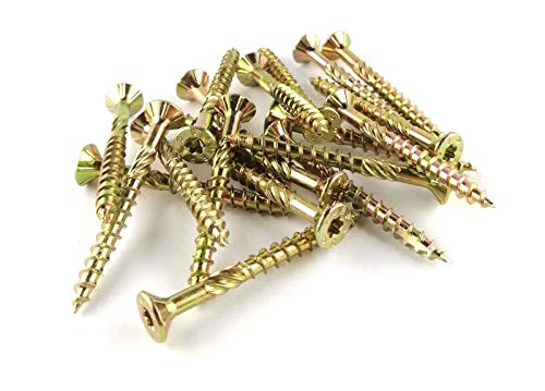 20x Terrassenschrauben für Holz Torx TX Stahl Gehärtet 8x100 / TX40 von Globstar