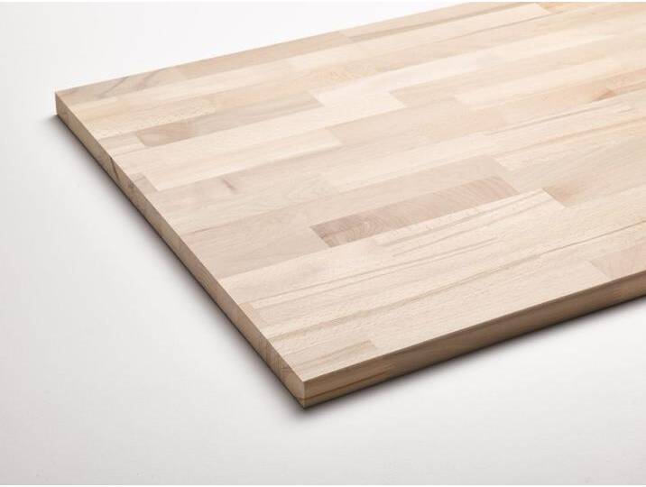Arbeitsplatte Buche massiv 300 x 60 x 2,7 cm geschliffen von Globus Baumarkt
