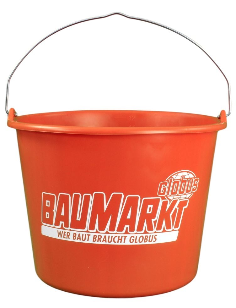 Globus Eimer 12 l Kunststoff orange Globus Baumarkt von Globus Baumarkt
