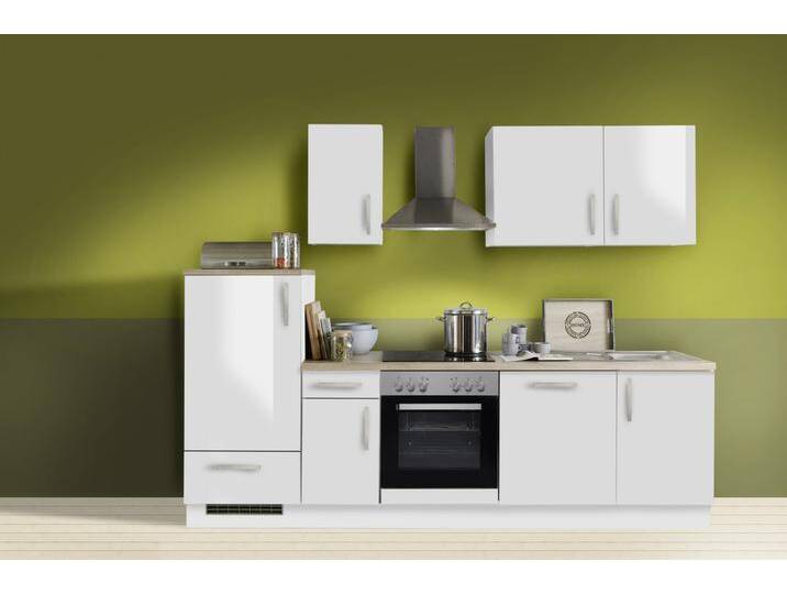 Menke Küchenzeile White Premium mit E-Geräte weiß hochglanz 270 Menke Küchenzeile White Premium mit E-Geräte weiß hochglanz 270 von Globus Baumarkt