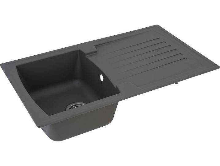 respekta Mineralite Einbauspüle 1 Becken Boston 86 x 50 cm 86 x von Globus Baumarkt