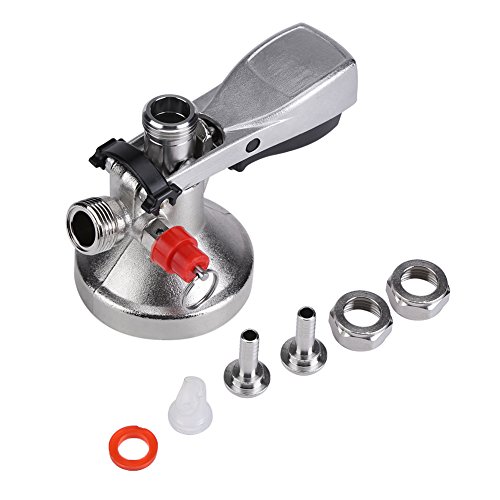 Glomora Bierfass-Kupplung, G-Typ-Fass-Bierspender Mit Luftventil, Brauzubehör Glomora Bierfass-Kupplung, G-Typ-Fass-Bierspender Mit Luftventil, Brauzubehör von Glomora