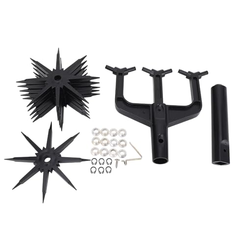 Glomora Garden Rotary Kultivator, Abs Plastikhand -Erde -Schleif -Handbuch zum Gartenwerk für Bodenmischungen oder Wiederversammlung von Gras von Glomora
