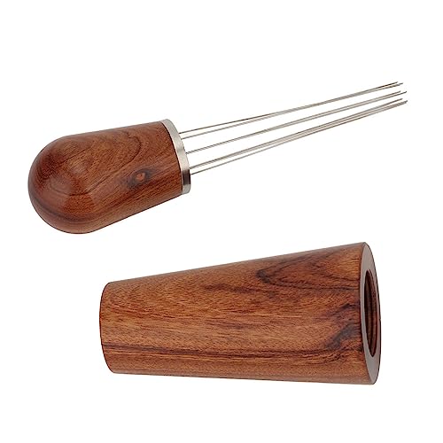 Glomora -Kaffee -Verteilungswerkzeug, Espresso -Kaffee -Rührer -Rührer -Rührer WDT -Werkzeug Holzgriff mit Stand für professionelles Café Glomora -Kaffee -Verteilungswerkzeug, Espresso -Kaffee -Rührer -Rührer -Rührer WDT -Werkzeug Holzgriff mit Stand für professionelles Café von Glomora