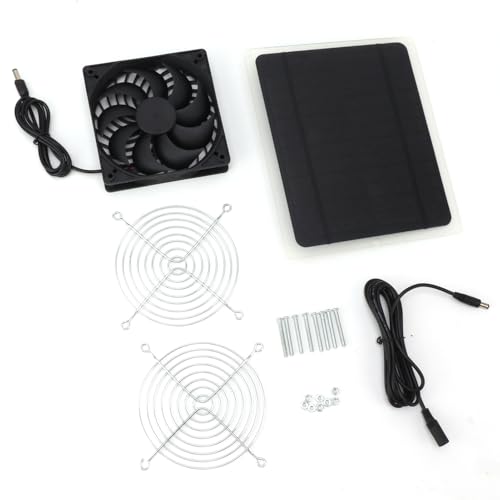 Glomora Solar Panel Lüfter Kit 10W Weatherfische Solar -Lüfterwand der Lüfter, die für Außenmodelle kleine Hühnerbummel Gewächshäuser Schuppen montiert sind Glomora Solar Panel Lüfter Kit 10W Weatherfische Solar -Lüfterwand der Lüfter, die für Außenmodelle kleine Hühnerbummel Gewächshäuser Schuppen montiert sind von Glomora