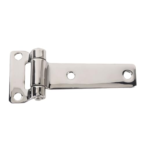 Glomora t Form Türscharnier, 304 Edelstahl Glättere Stahl mit hoher Belastungskapazitätslukenscharnier für RV -Van -Schrank Yacht von Glomora