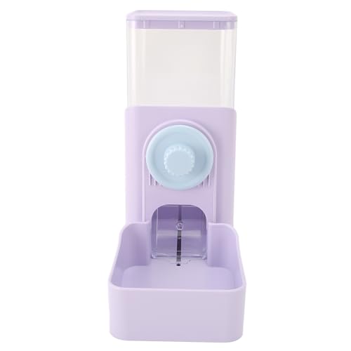 PET Auto Gravity Feeder Automatische, Leckfutterstation mit großer Kapazität für Katzenhund, umweltfreundlich, Food Grade Plastik (Purple) von Glomora