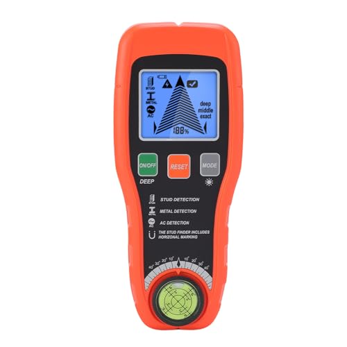 Stud Finder Wall Scanner LCD Display Handheld Portable Wall Wood Metal Stud Detector for Wood AC Wire Metal Studs von Glomora