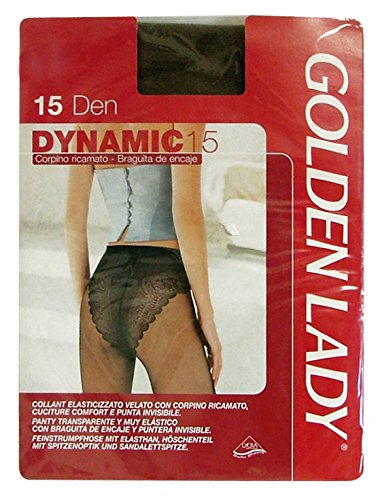 Dynamic Set 10 Dynamic Strumpfhose 15 den Biber Braun Größe III 36B von Glooke Selected