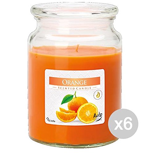 Glooke SELECTED Kerze, orange, Einheitsgröße von Glooke Selected