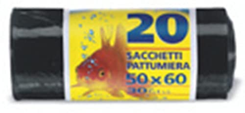 Glooke Selected 50 Müllsäcke schwarz 50 x 60 NYL 20P Rolle Tannenbaum Igiene und Reinigung von Haus von Glooke Selected
