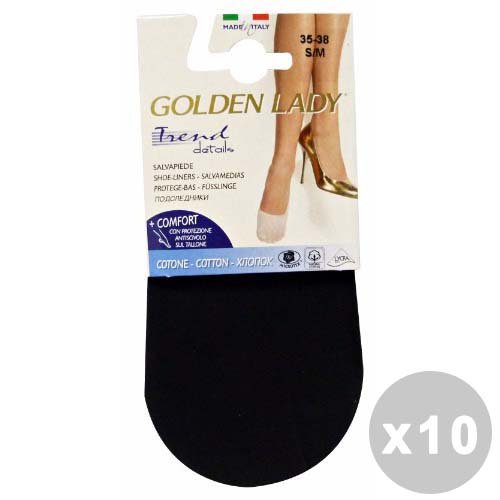 Set 10 salvapiede schwarz Größe 35/38 6 N von Glooke Selected