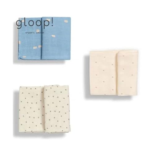 Gloop 5600913301567 Musselin-Tücher, Unisex von Gloop