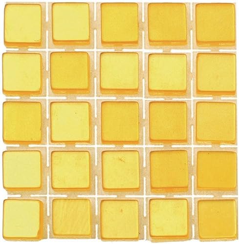 GLOREX Poly-Mosaic, Kunststoff, Gelb, 15 x 5.6 x 0.3 cm von Glorex