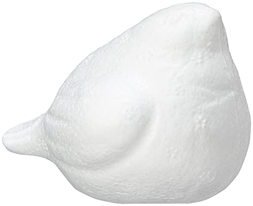 GLOREX Styropor Vogel, Weiß, 5 cm von Glorex