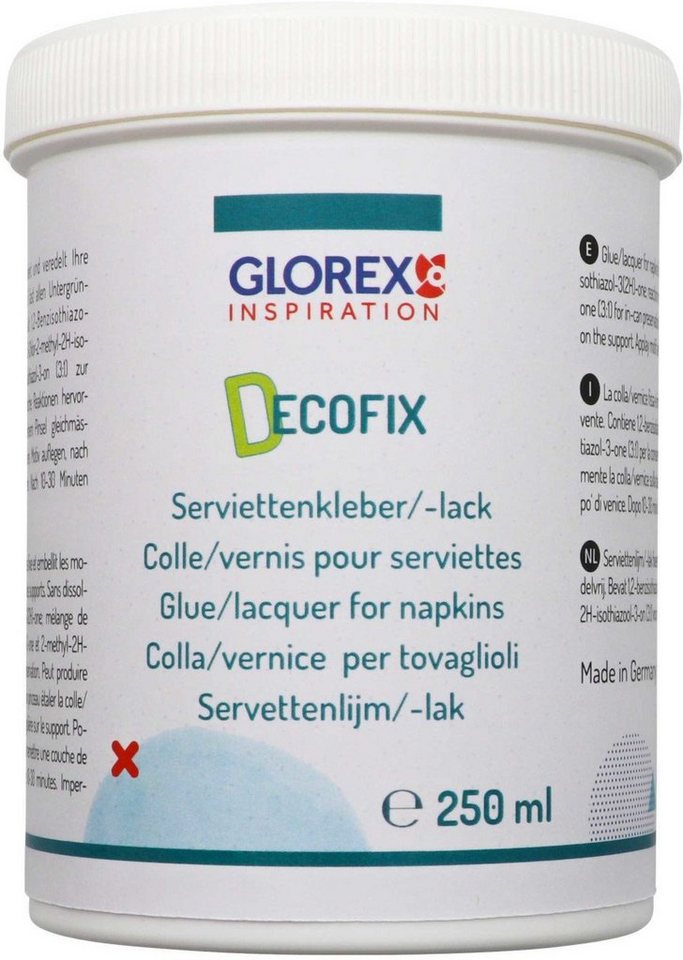 Glorex Bastelkleber Glorex DecoFix Serviettenkleber 250 ml von Glorex