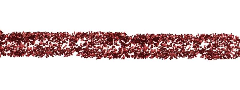 Glorex Bastelkleber Glorex Glitterglue Flasche rot 60 ml von Glorex