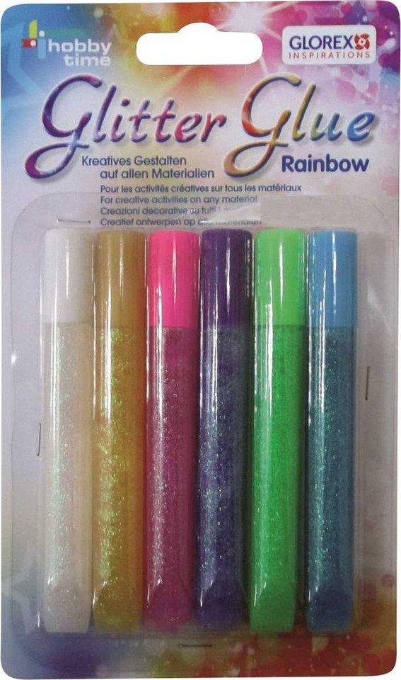 Glorex Bastelkleber Glorex Glitterglue Stifte Rainbow 6 x 10,5 ml Glorex Bastelkleber Glorex Glitterglue Stifte Rainbow 6 x 10,5 ml von Glorex
