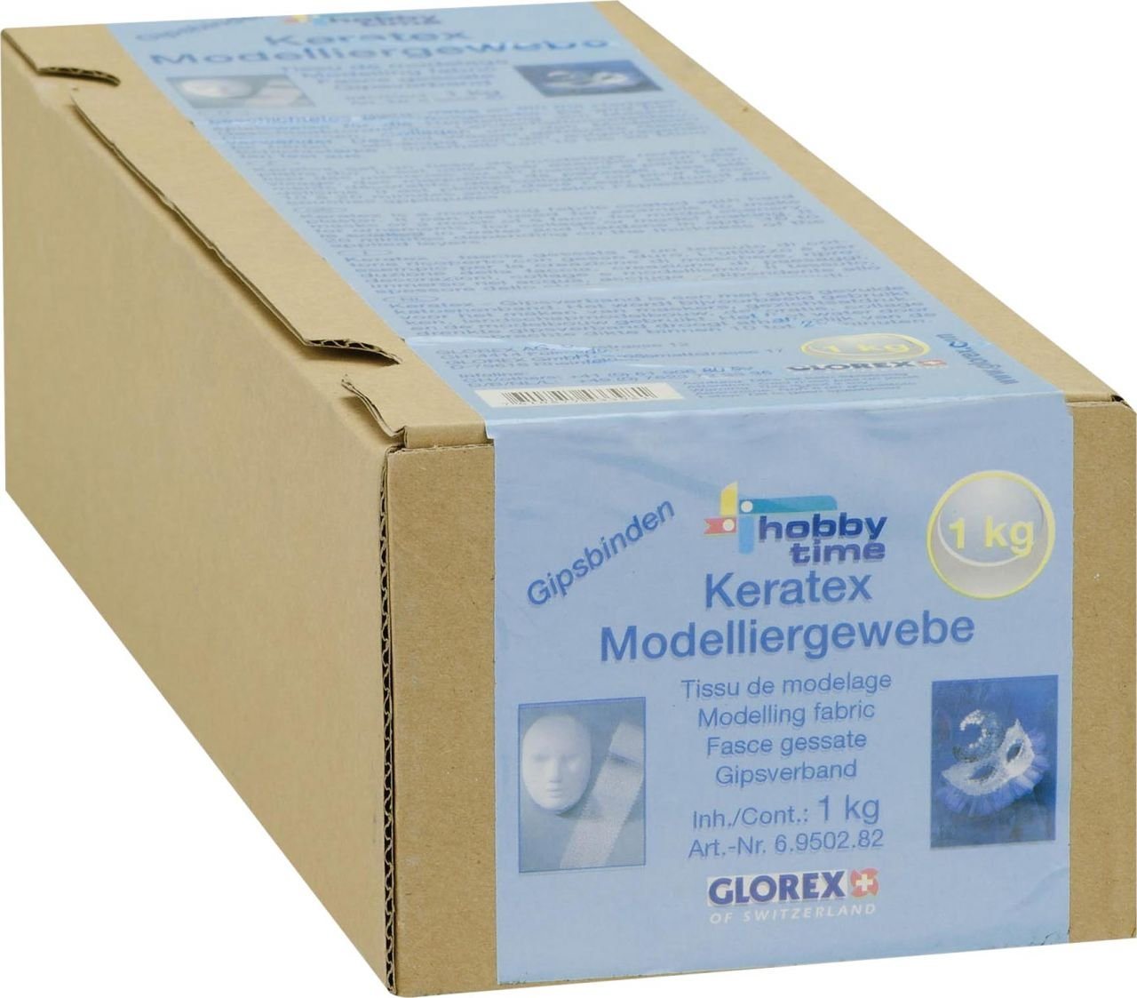 Glorex Bastelnaturmaterial Glorex Gipsbinden Grosspackung 1 kg, 5 Rollen à 5m von Glorex