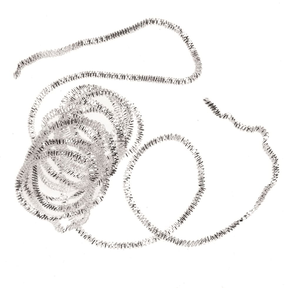 Glorex Bouillondraht versilbert 1,5mm 3m (6 x 50 cm) von Glorex