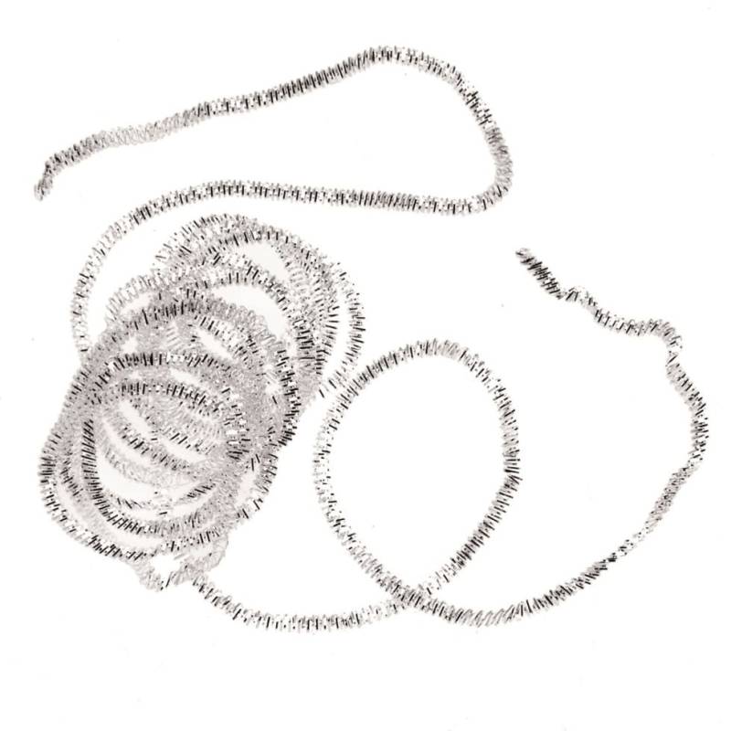 Glorex Bouillondraht versilbert 1,5mm 3m (6 x 50 cm) von Glorex