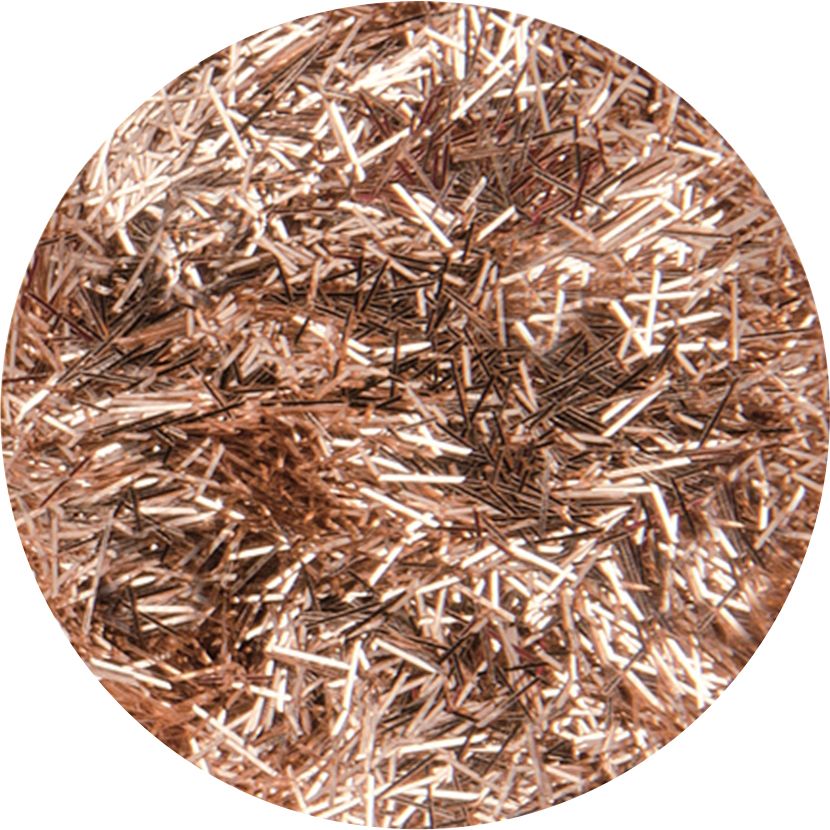 Glorex Brillant-Glitter Stäbchen hellkupfer 4,5 g von Glorex