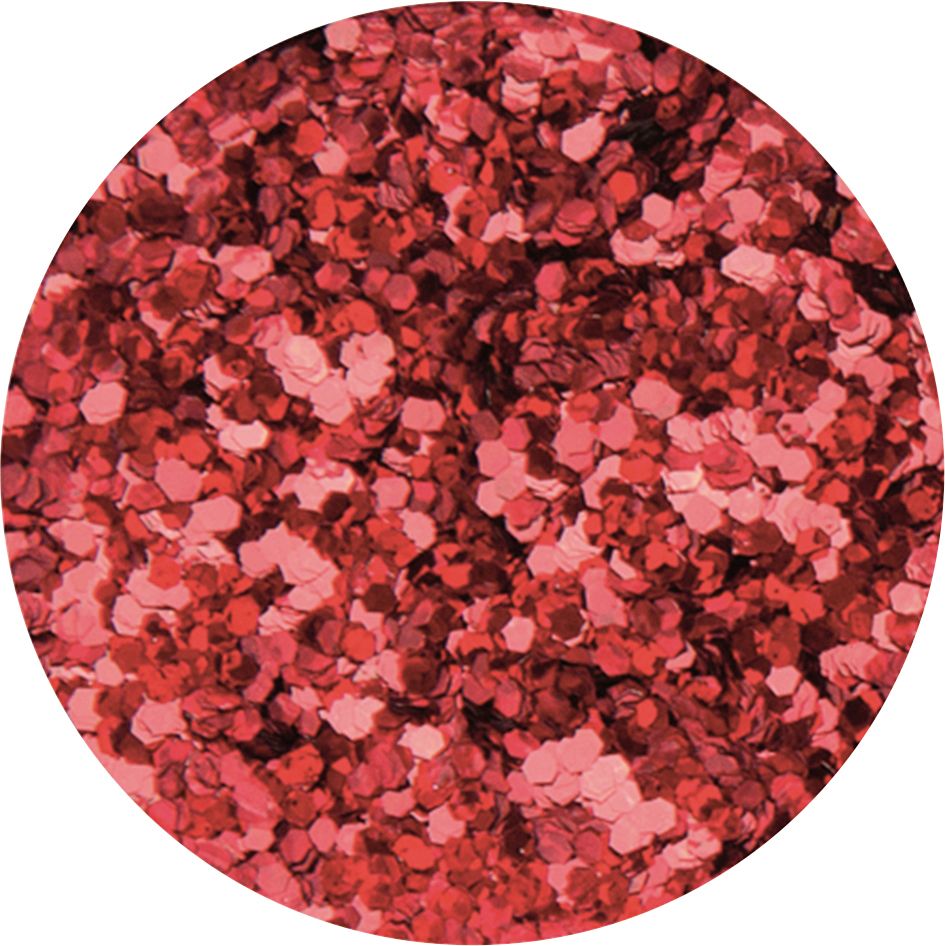 Glorex Brillant-Glitter holo rot 9 g von Glorex