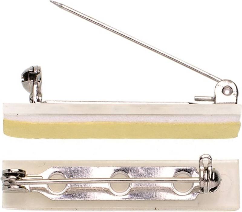 Glorex Broschennadel 25 mm 3 Stück, silberfarben Glorex Broschennadel 25 mm 3 Stück, silberfarben von Glorex