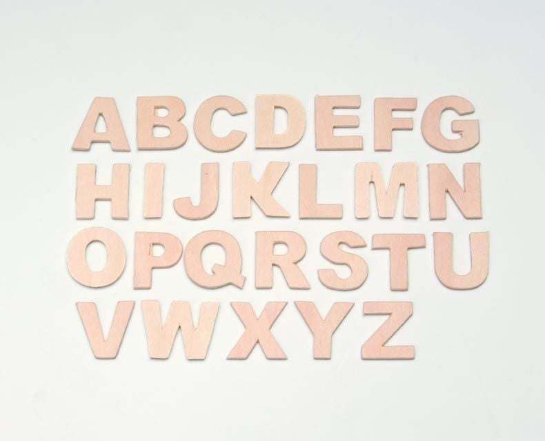 Glorex Buchstaben aus Holz 26 Stück von Glorex