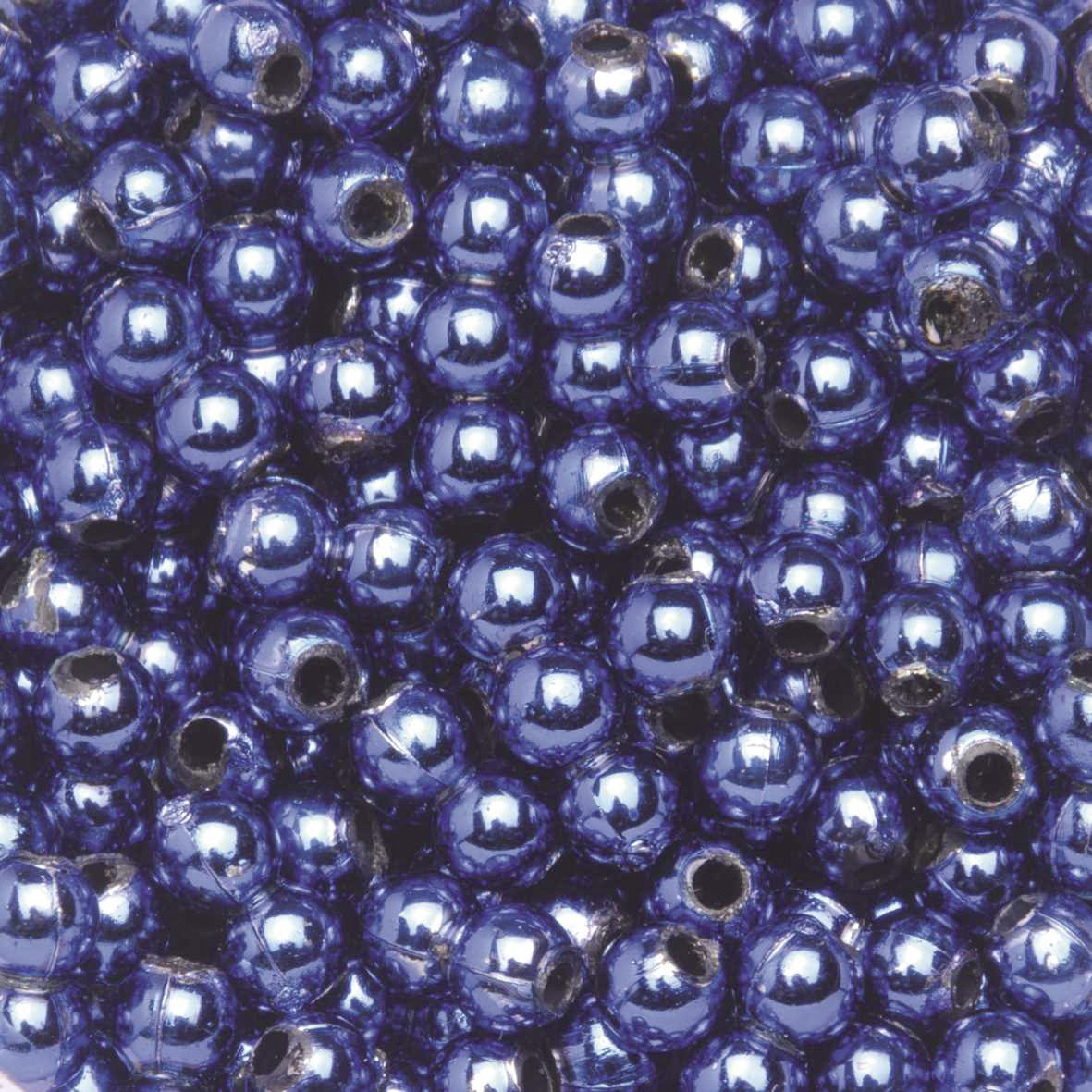 Glorex Deko Perlen 6 mm 75 g, royalblau von Glorex