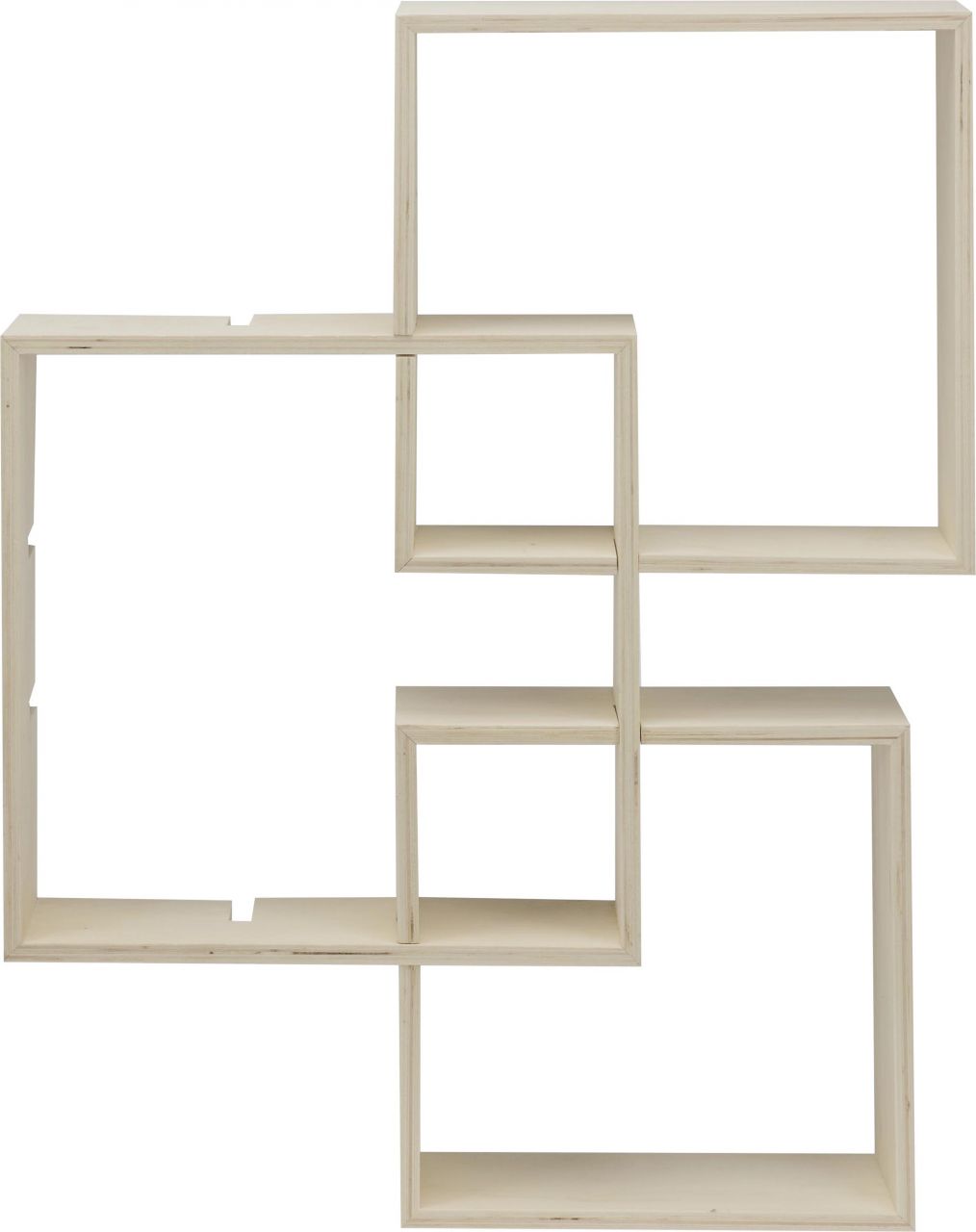 Glorex Design-Rahmen Holz Quadrat 3 Stück von Glorex