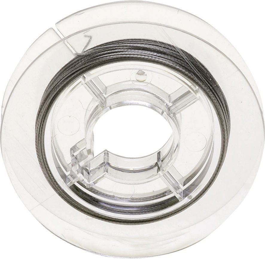 Glorex Edelstahldraht nylonbeschichtet 0,38 mm silberfarben, 5 m Glorex Edelstahldraht nylonbeschichtet 0,38 mm silberfarben, 5 m von Glorex