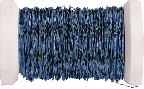 Glorex Effektdraht blau, 0,3 mm Bastelmaterial von Glorex