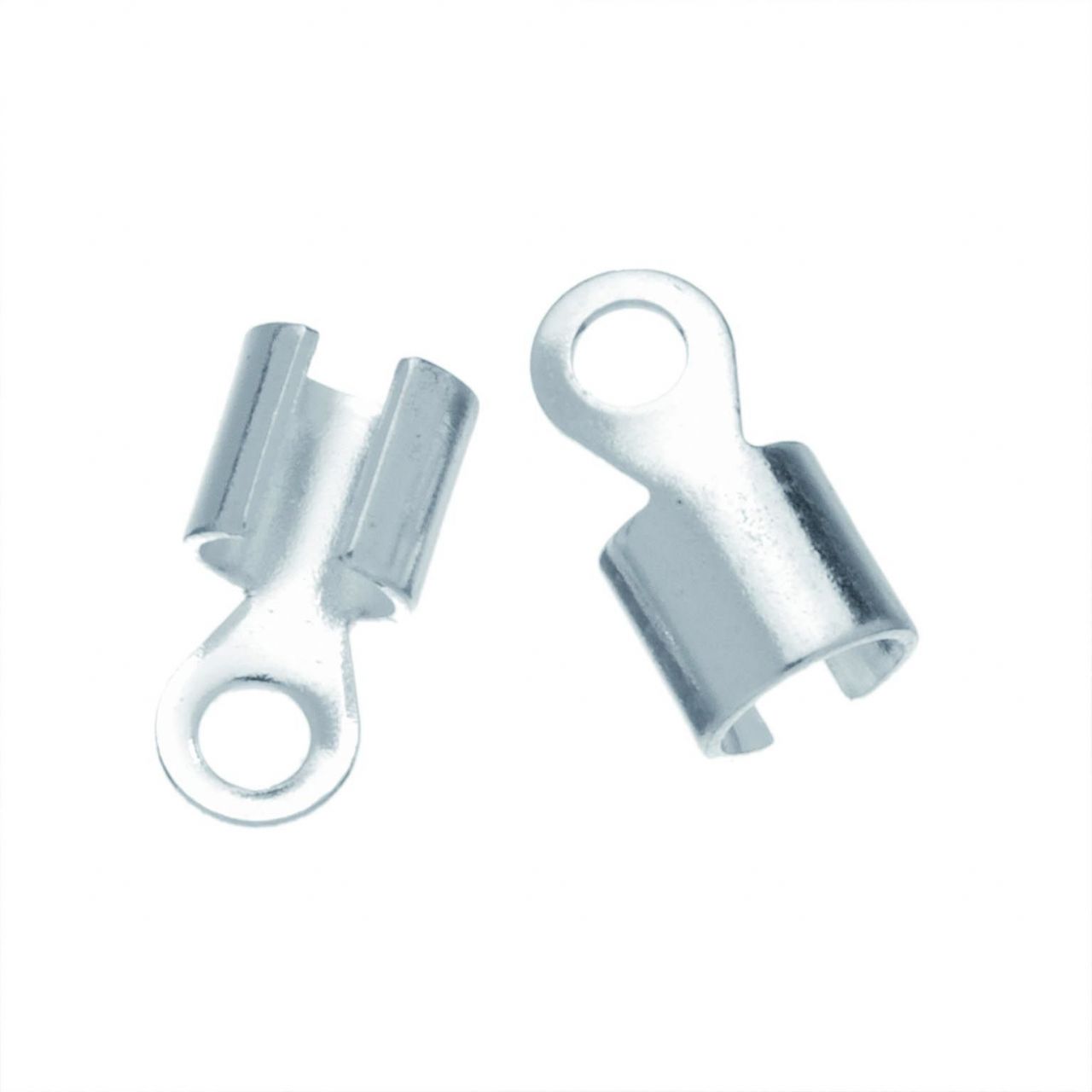 Glorex Endstück silberfarben 5x9,5 mm, 20 Stück Glorex Endstück silberfarben 5x9,5 mm, 20 Stück von Glorex