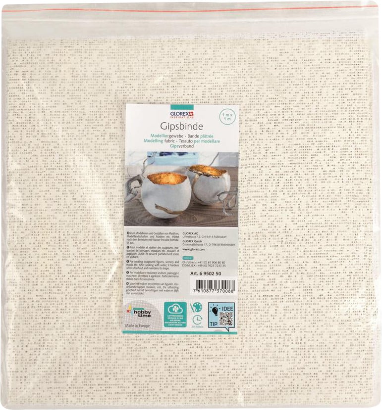 Glorex Gipsbinde 1 m x 1 m von Glorex