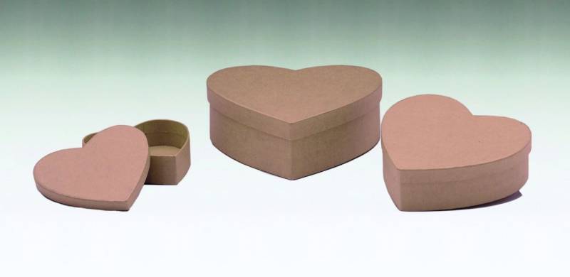 Glorex Herz-Box/Pappe 92 x 90 x 26 mm von Glorex