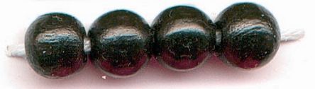 Glorex Holzperle schwarz 6 mm von Glorex