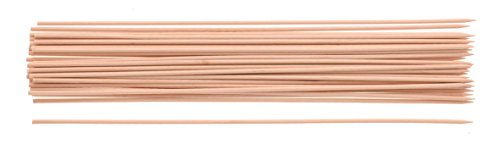 Glorex Holzspiesse Ø 2,5mm, 25cm 50ST, Holz, Natur, 30 x 8.5 x 0.3 cm von Glorex