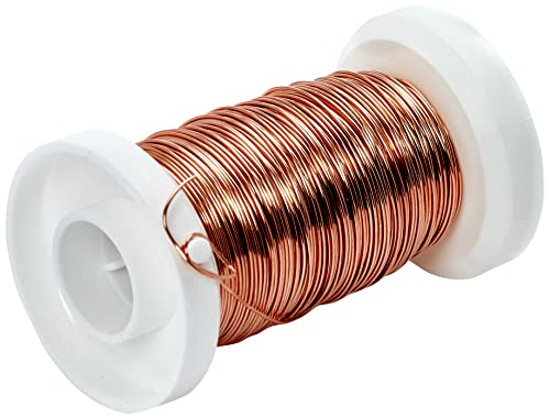 GLOREX Kupferdraht 0,4 mm, 40 m, Draht, Braun, 9 x 8.69 x 3.2 cm, 1 Einheiten von GLOREX