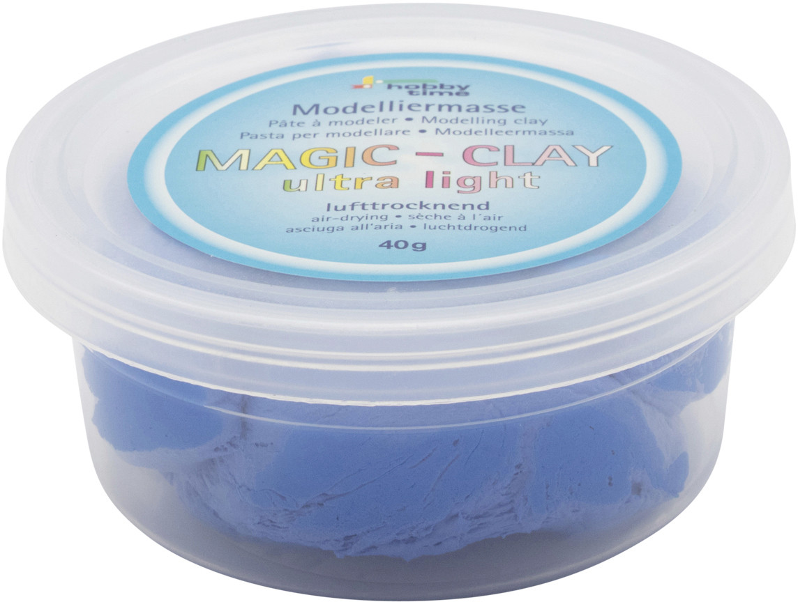 Glorex Magic-Clay ultra-light, blau, 40 g, 57 Gramm von Glorex