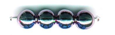 Glorex Metallic Perle 8 mm 15 Stück, silberfarben von Glorex