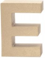 Glorex Papp-Buchstabe E 17,5 x 5,5 cm von Glorex