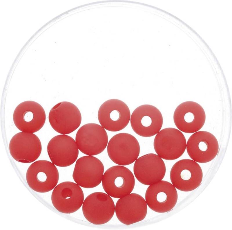 Glorex Perle Polaris 6 mm 20 Stück, matt rot Glorex Perle Polaris 6 mm 20 Stück, matt rot von Glorex