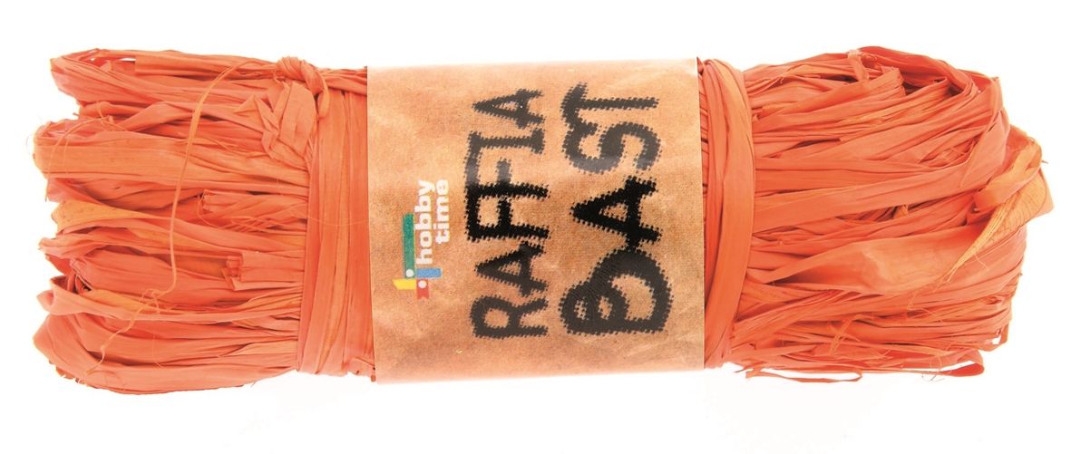 Glorex Raffia-Bast orange, 50 g von Glorex