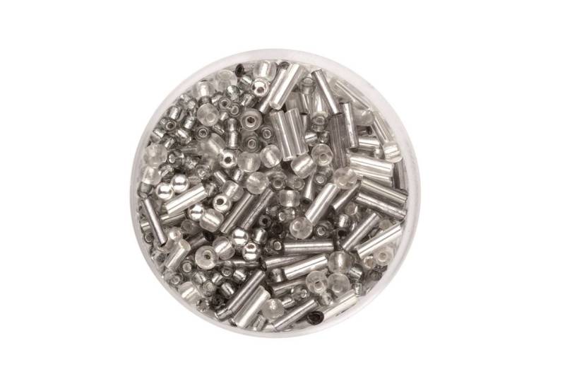 Glorex Rocailles + Glorex Stifte 6 mm 17 g, mix von Glorex