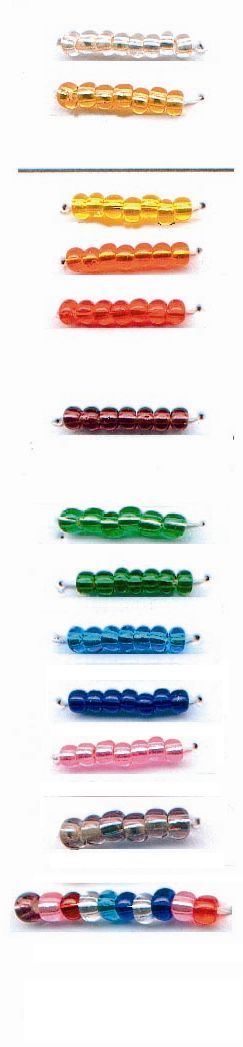 Glorex Rocailles Silbereinzug 2,6 mm 17 g, lindgrün von Glorex